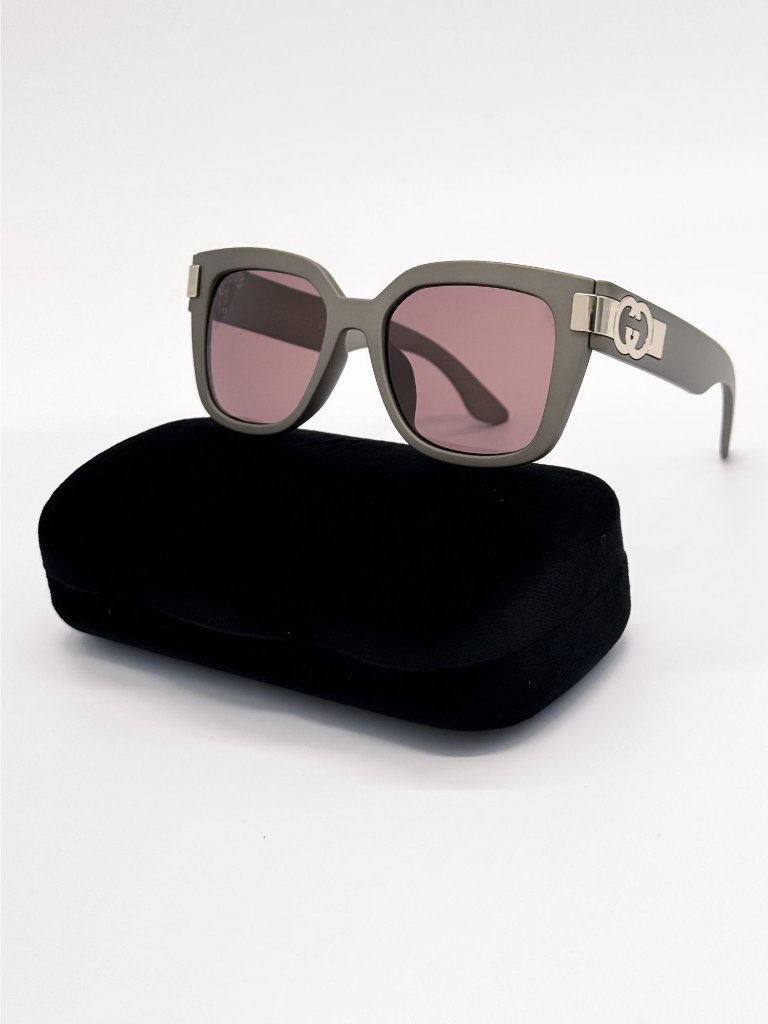 New Gucci Sunglasses Gg1690sk 003 Gray Women Eyewear